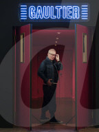 Jean-Paul Gaultier at the company's headquarters in Paris