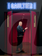 Jean-Paul Gaultier at the company's headquarters in Paris