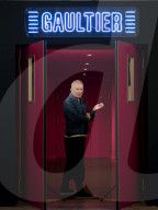 Jean-Paul Gaultier at the company's headquarters in Paris