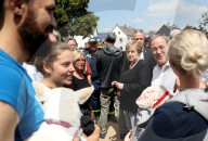NEWS - Angela Merkel und NRW-Ministerpräsident Armin Laschet besuchen Bad Münstereifel