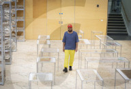 Oscar Murillo, Turner Prize winner in 2019 presents his global project Frequencies at his old school 