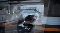 FEATURE - 300-Millionen-Dollar-Superyacht mit einem eigenem Hafen und ausfahrbaren Lounges mit Glasboden