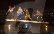 Revel Puck Circus bring ‘The Wing Scuffle Spectacular – a celebration of fear’ to Leyton Jubilee Park, London.