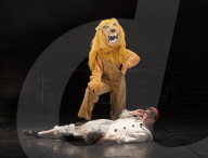 Revel Puck Circus bring ‘The Wing Scuffle Spectacular – a celebration of fear’ to Leyton Jubilee Park, London.