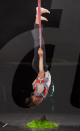 Revel Puck Circus bring ‘The Wing Scuffle Spectacular – a celebration of fear’ to Leyton Jubilee Park, London.