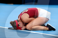 TOKIO 2020 OLY - Belinda Bencic reagiert nach ihrem Sieg im Halbfinale des Dameneinzel-Tennis 