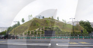Marble Arch Mound. Cumberland Gate, London