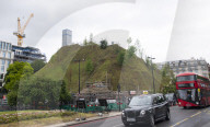 Marble Arch Mound. Cumberland Gate, London
