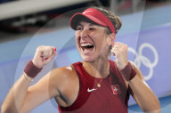 TOKIO 2020 OLY - Tennis: Belinda Bencic holt Gold im Tennis-Einzel