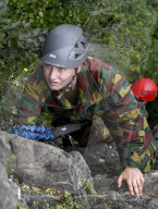 ROYALS - Prinzesssin Elisabeth von Belgien beim Praktikum im Commando Training Center in Marche-les-Dames