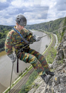 ROYALS - Prinzesssin Elisabeth von Belgien beim Praktikum im Commando Training Center in Marche-les-Dames