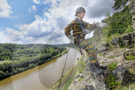 ROYALS - Prinzesssin Elisabeth von Belgien beim Praktikum im Commando Training Center in Marche-les-Dames