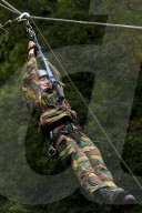 ROYALS - Prinzesssin Elisabeth von Belgien beim Praktikum im Commando Training Center in Marche-les-Dames