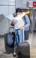 First arrivals at Heathrow airport from America to the UK since restrictions lifted.