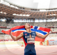 TOKIO 2020 OLY - Norweger Karsten Warholm pulverisert Weltrekord über 400m Hürden