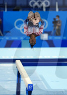 TOKIO 2020 OLY - Simone Biles (USA) gewinnt Bronze am Schwebebalken