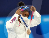 TOKIO 2020 OLY - Simone Biles (USA) gewinnt Bronze am Schwebebalken