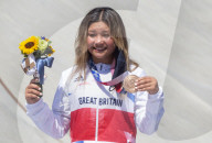 Sky Brown: Skateboarder, 13, becomes Team GB’s youngest Olympic medallist with park bronze.