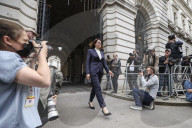 Belarusian opposition leader Sviatlana Tsikhanouskaya at No10