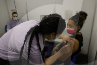 Young people vaccinated