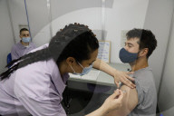 Young people vaccinated