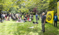 Hiroshima Remembered. Tavistock Square, London, Great Britain. 6th August 2021. 