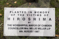 Hiroshima Remembered. Tavistock Square, London, Great Britain. 6th August 2021. 
