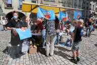 NEWS - Klimademo auf dem Berner Münsterplatz