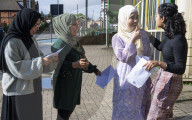Students pick up their A-Level results