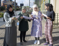 Students pick up their A-Level results