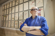 Brian Clarke creates field of poppies in memory of his friend Linda McCartney.