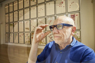 Brian Clarke creates field of poppies in memory of his friend Linda McCartney.