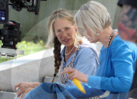 PEOPLE - Sarah Jessica Parker und Cynthia Nixon am Set von 'And Just Like That' in New York