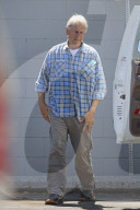 Hollywood veteran Mark Harmon picks up a vintage pickup truck as he is seen out and about a few weeks before his 70th birthday [September 2].