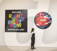 Right Here Right Now exhibition at the Saatchi Gallery, London