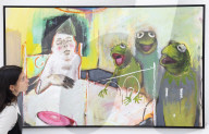 Right Here Right Now exhibition at the Saatchi Gallery, London