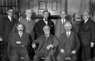The Manchester Guardian editorial staff in 1921