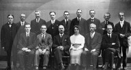 The Manchester Guardian editorial staff in 1921