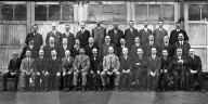 The Manchester Guardian editorial staff in 1921