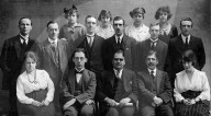 The Manchester Guardian editorial staff in 1921