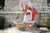 NEWS - Coronavirus: Demonstration der Massnahmenkritiker «Freiheitstrychler» in Olten