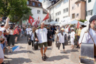 NEWS - Coronavirus: Demonstration der Massnahmenkritiker «Freiheitstrychler» in Olten