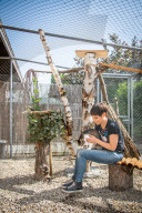 PORTRAIT - Francine Jordi besucht Tierheim in Gossau (Juli 2021)