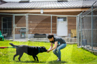 PORTRAIT - Francine Jordi besucht Tierheim in Gossau (Juli 2021)