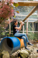 PORTRAIT - Francine Jordi besucht Tierheim in Gossau (Juli 2021)