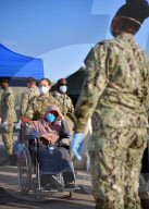 NEWS - Ankunft afghanischer Flüchtlinge auf der U.S. Naval Air Station Sigonella in Italien