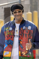 Snoop Dogg and Allyson Felix at Jimmy Kimmel Live