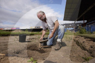 York City FC seeks relatives to find ashes buried under old pitch. Historic England project aims to find ashes of fans buried at football ground slated for redevelopment