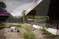 York City FC seeks relatives to find ashes buried under old pitch. Historic England project aims to find ashes of fans buried at football ground slated for redevelopment