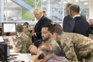 Prime Minister Boris Johnson visits PJHQ